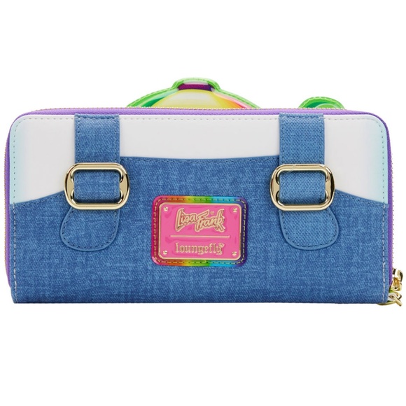 Loungefly Lisa Frank Panda Painter Cosplay Backpack/Wallet Set - Picture 11 of 14